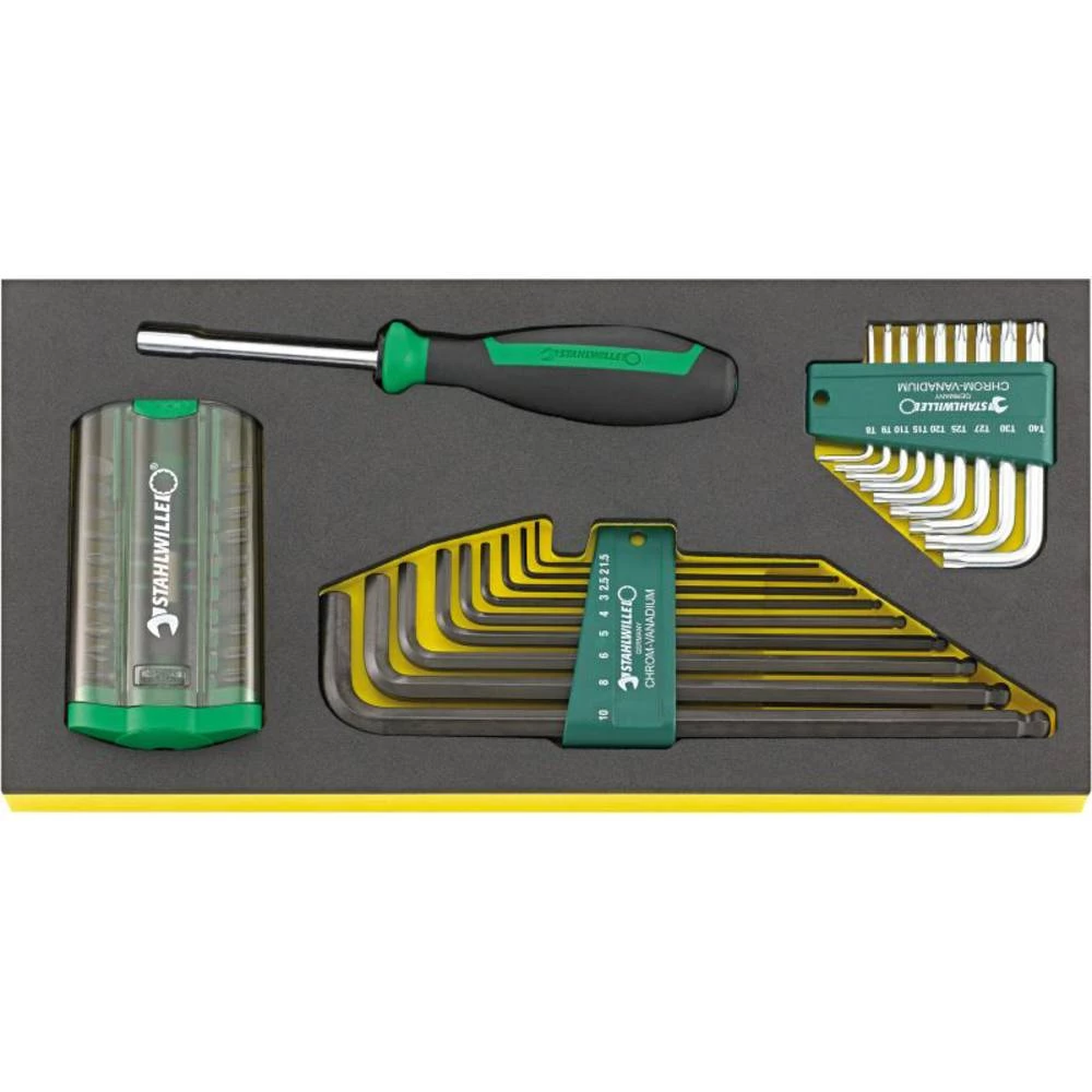Stahlwille TCS 1201/4000/10766/38 komplet kutnih odvijača 39-dijelni slika
