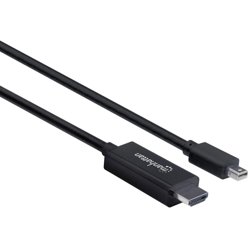 Manhattan HDMI priključni kabel 100.00 cm 153270 crna [1x muški konektor mini displayport - 1x muški konektor HDMI] slika