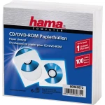 Hama Kutija za CD 1 CD/DVD/Blu-Ray Papir Bijela 100 ST (Š x V x d) 125 x 125 x 1 mm 00062672