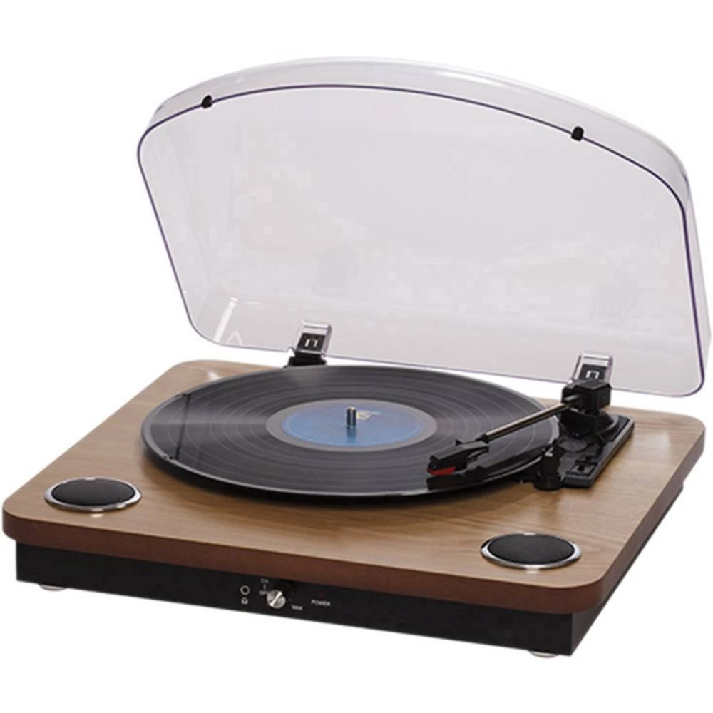 Denver VPL-200 USB gramofon Remenski pogon Drvo slika