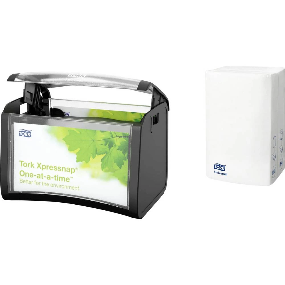 TORK Početno pakiranje Xpressnap® stolnog dozatora, crno N4 960073  1 St. slika