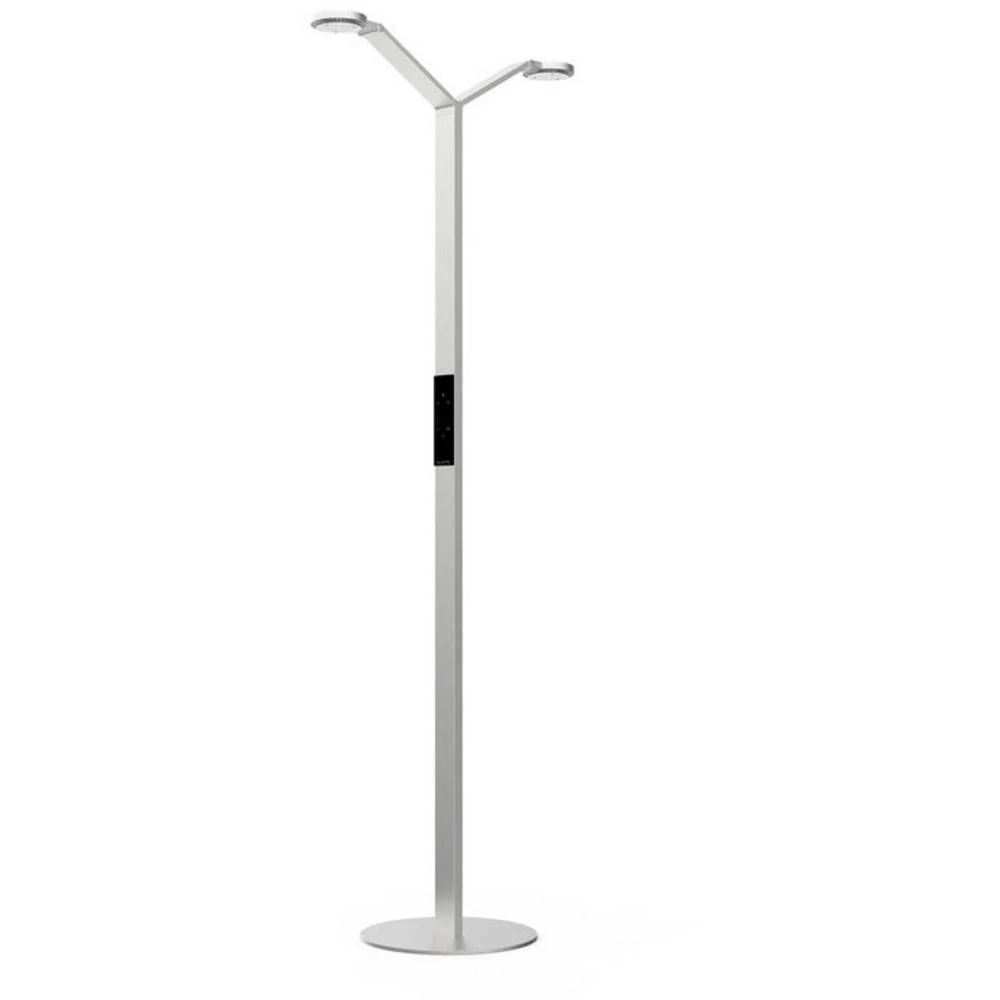 Luctra FLOOR TWIN RADIAL 923823 podna svjetiljka toplo-bijela, hladno-bijela aluminij boja slika