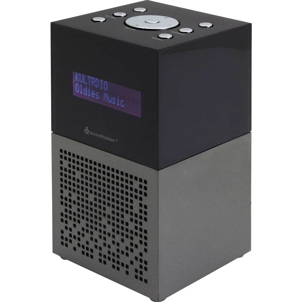 UKW Radio budilica SoundMaster UR210AN USB, UKW Funkcija punjenja baterije Antracitna boja slika