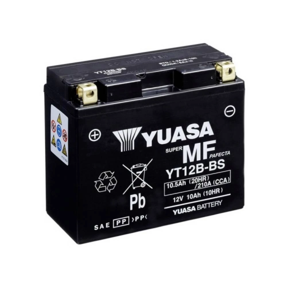 Yuasa YT12B baterije za motor 12 V 10 Ah slika