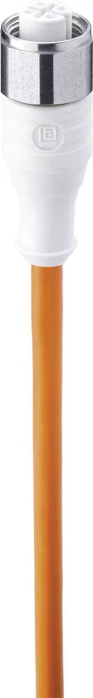 Utični konektor za senzor/aktivator, konfekcionirani M12 Žženski konektor, ravni 5 m Broj polova: 4 Belden 934733008 WRKT 4-521/ slika