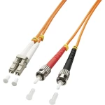 LINDY 46492 Glasfaser svjetlovodi priključni kabel [1x muški konektor LC - 1x ST-utikač] 50/125 µ Multimode OM2 3.00 m