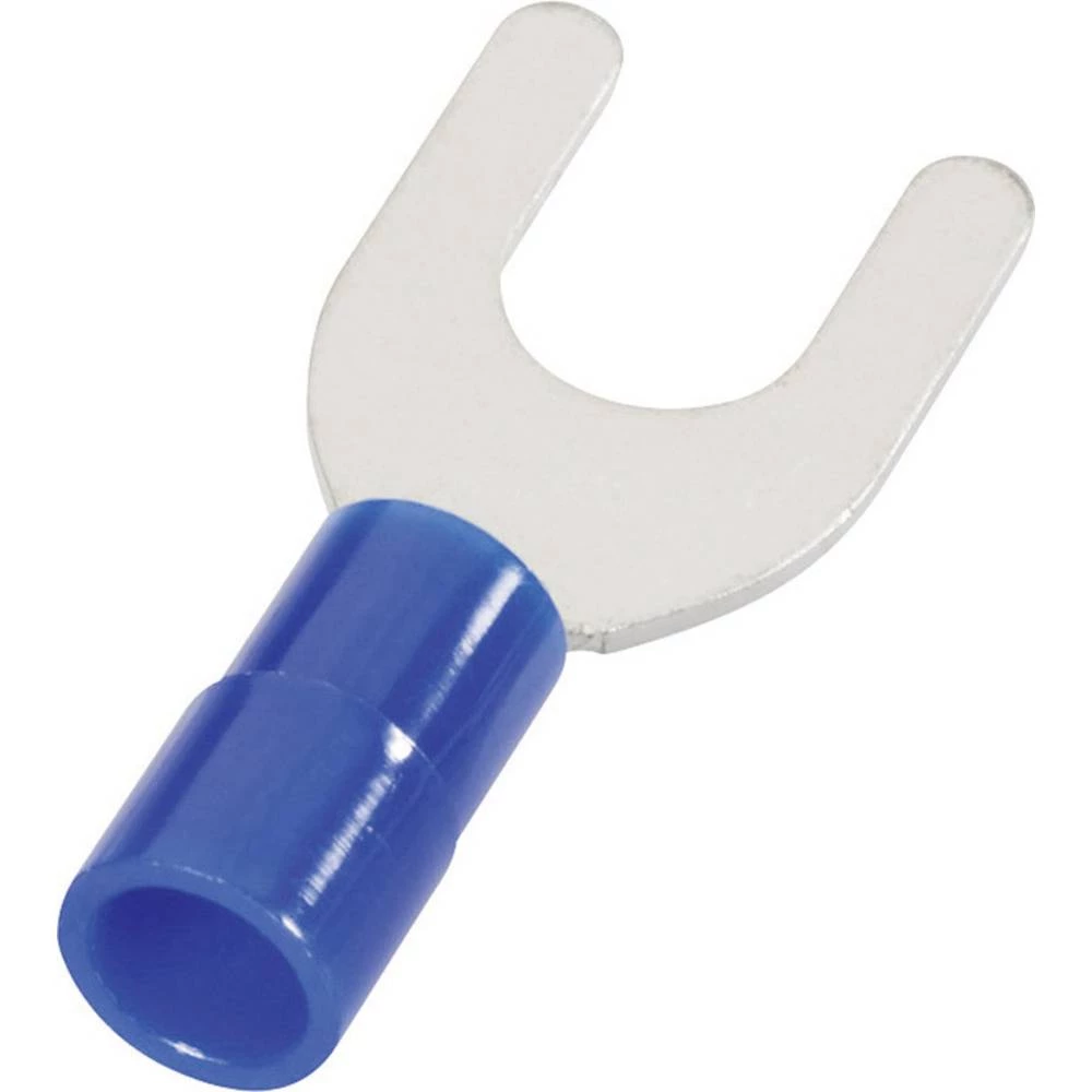 Cimco 180148 viljuškasta kabelska stopica 1.50 mm² 2.50 mm² Otvor Ø=6.5 mm izolirani dio plava boja 1 kom. slika