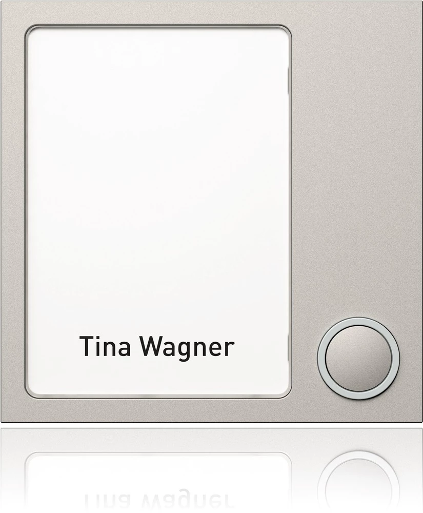 Ritto by Schneider 1875130 Video-portafon Schneider Electric Portier modul ključa 1 tipka 95x95x33mm 1 8751/30 Titan slika