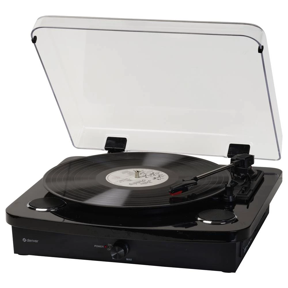 Denver VPL-230B gramofon remenski pogon crna slika