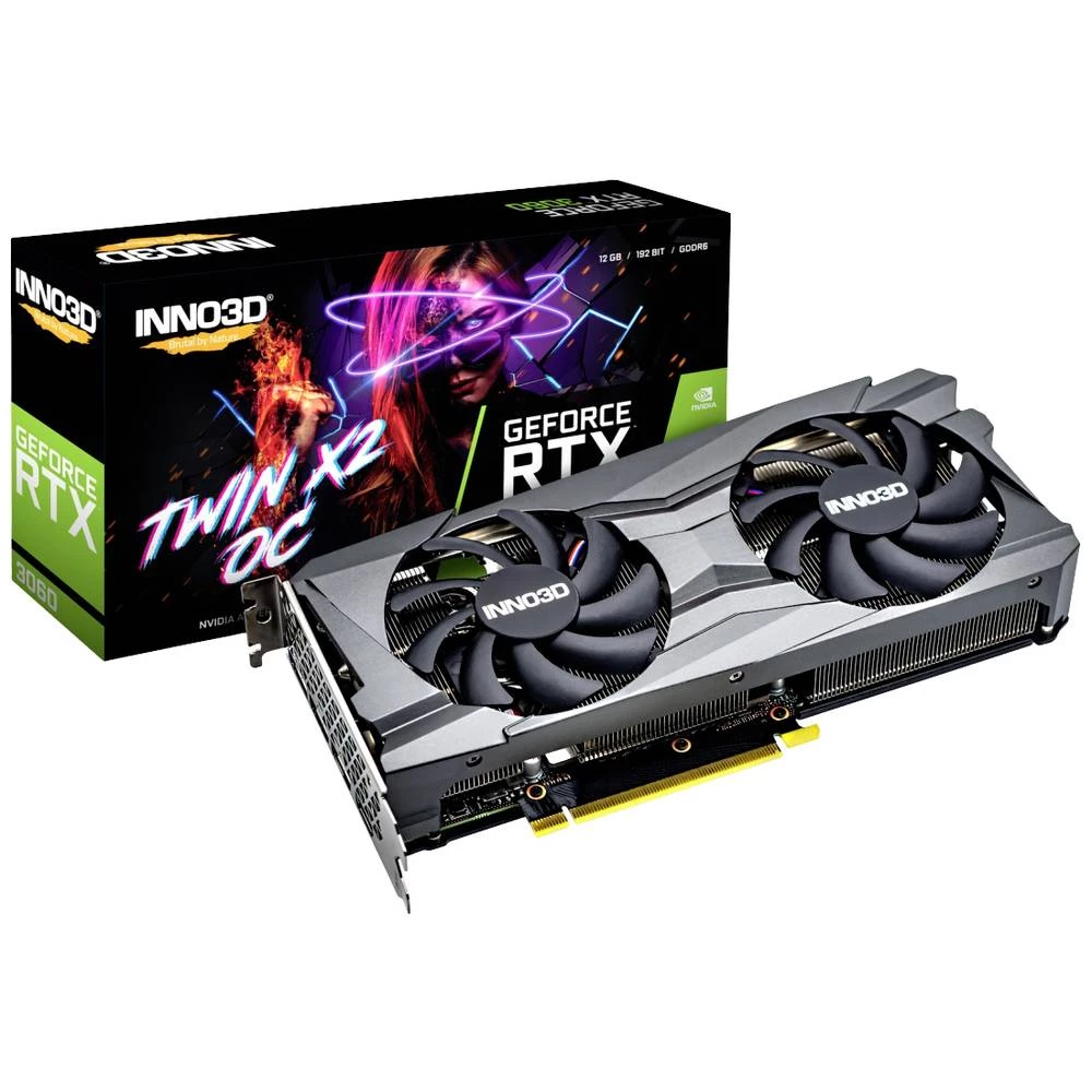 Inno 3D grafička kartica Nvidia GeForce RTX 3060   12 GB GDDR6-RAM   PCIe 4.0 x16, HDMI™, DisplayPort slika