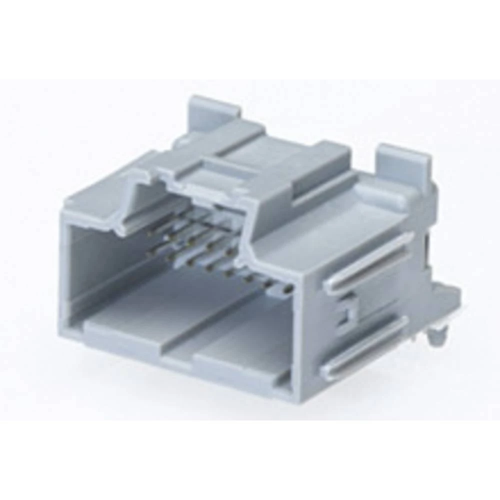Molex ugradna standardna letva s muškim kontaktima  Ukupan broj polova 20 Raster: 2.54 mm 346910201 1 St. Tray Molex 346910201 Stac64 Right-Angle Header Assembly, 20 Circuits, Polarization B, slika