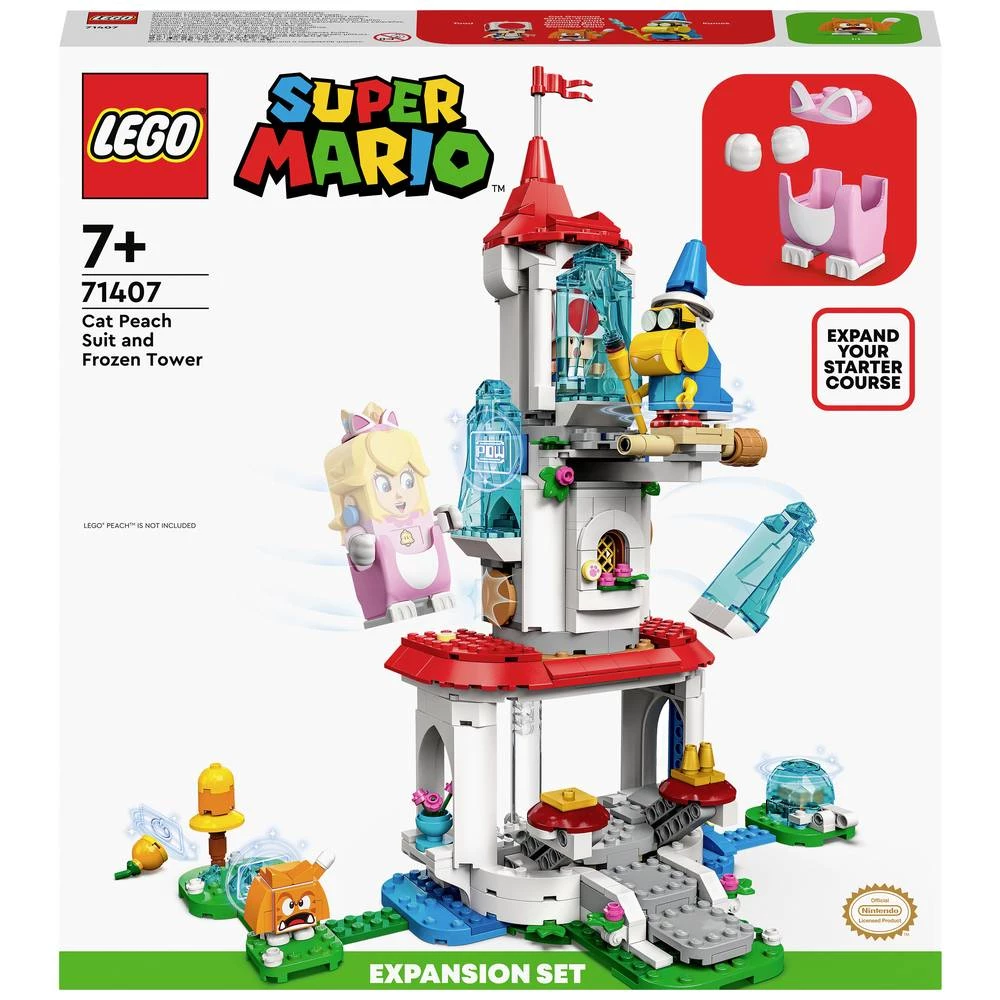 71407 LEGO® Super Mario™ Odijelo mačje breskve i komplet za proširenje Ice Tower slika