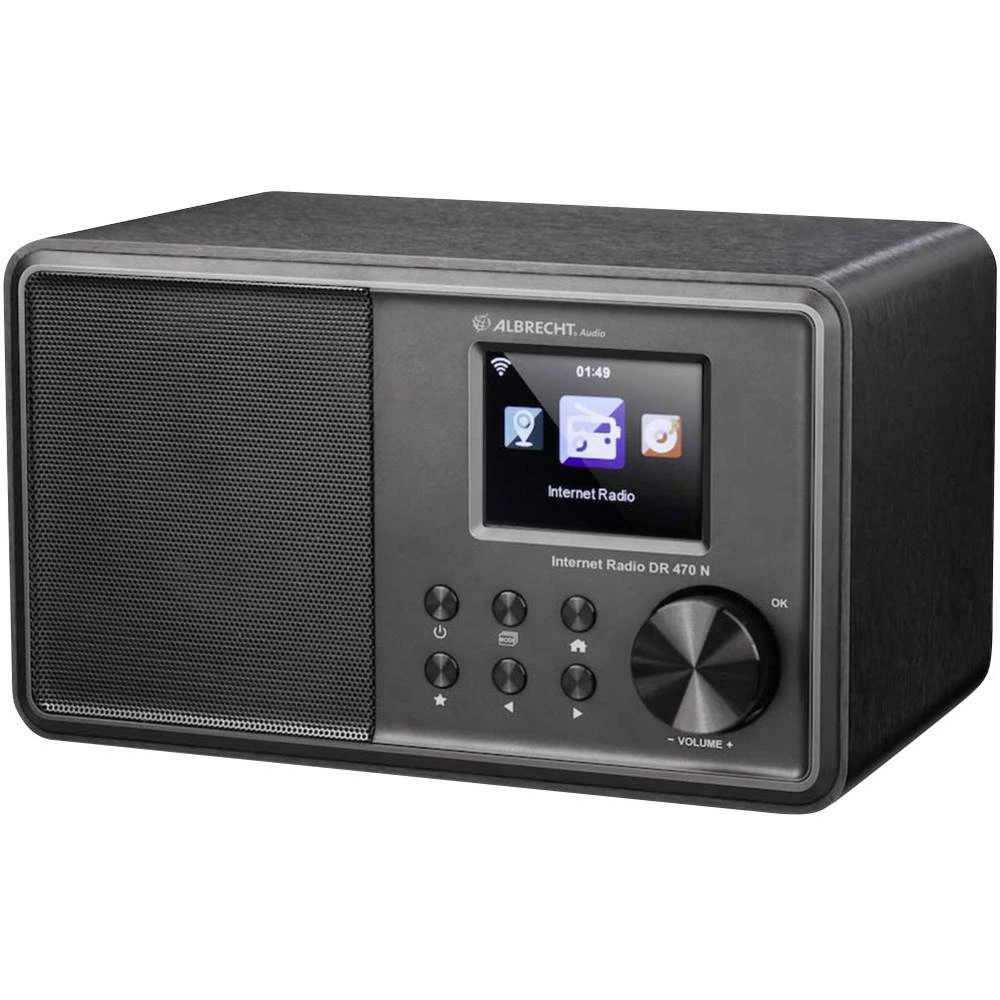 Internet Stolni radio Albrecht DR 470 N AUX, DLNA, UKW, WLAN Podržava DLNA Crna slika