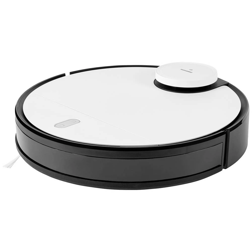 Medion MD 20040 robot za usisivanje bijela, crna upravljano aplikacijom, upravljano govorom, kompatibilno s amazon alexa, kompatibilno s Google Home slika