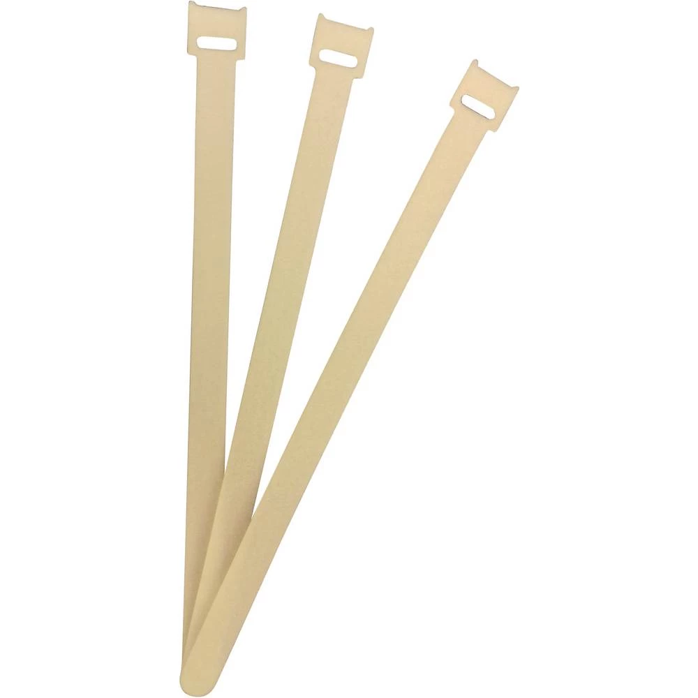 FASTECH® prianjajuća kabelska vezica za povezivanje grip i mekana vunena tkanina (D x Š) 250 mm x 13 mm bijela 100 kom. slika