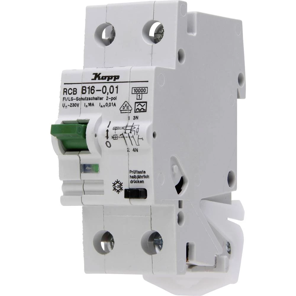 Kopp 741610012 FID zaštitna sklopka/zaštitna sklopka za vodove 16 A 0.01 A 230 V slika