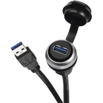 USB 3.0 Ugradbena montažna kutija Ženski, ugradbeni 490113.0150 Lütze Sadržaj: 1 ST