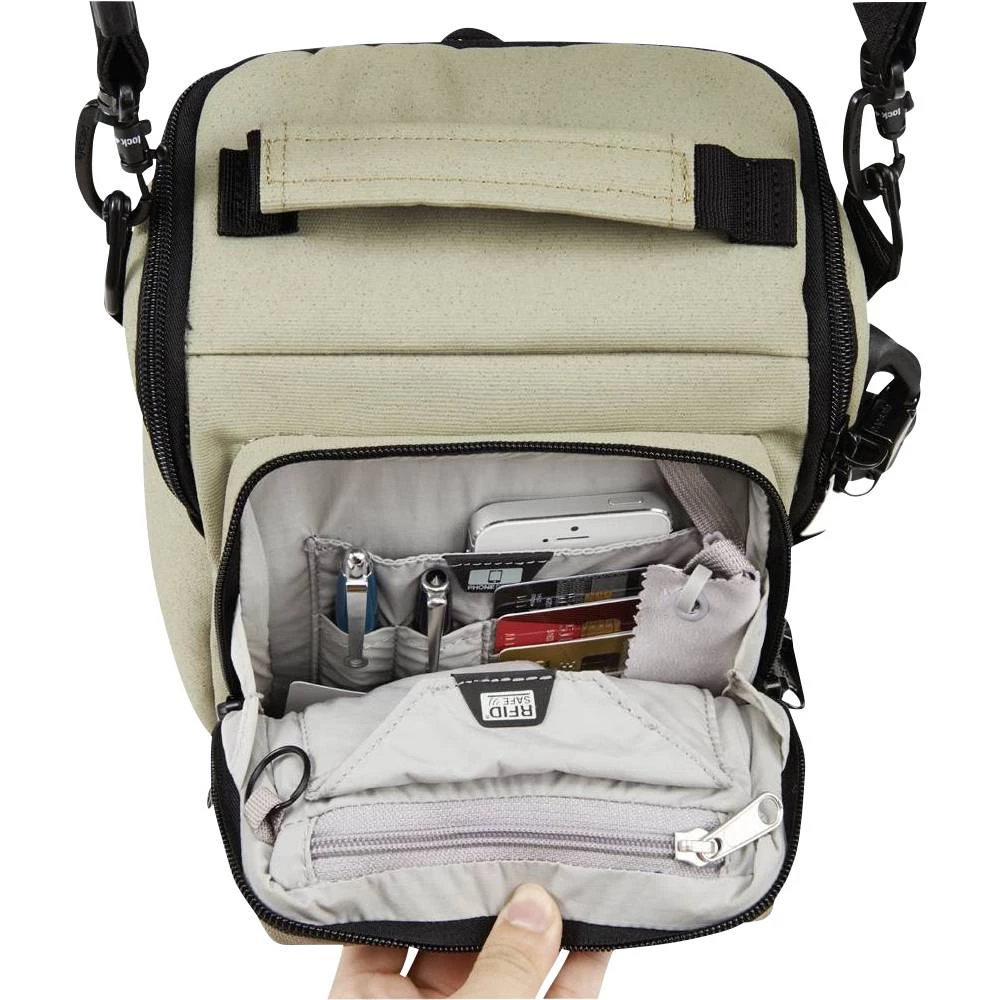 Pacsafe  torbica za fotoaparat  pretinac za prijenosno računalo, pretinac za tablet računalo slika