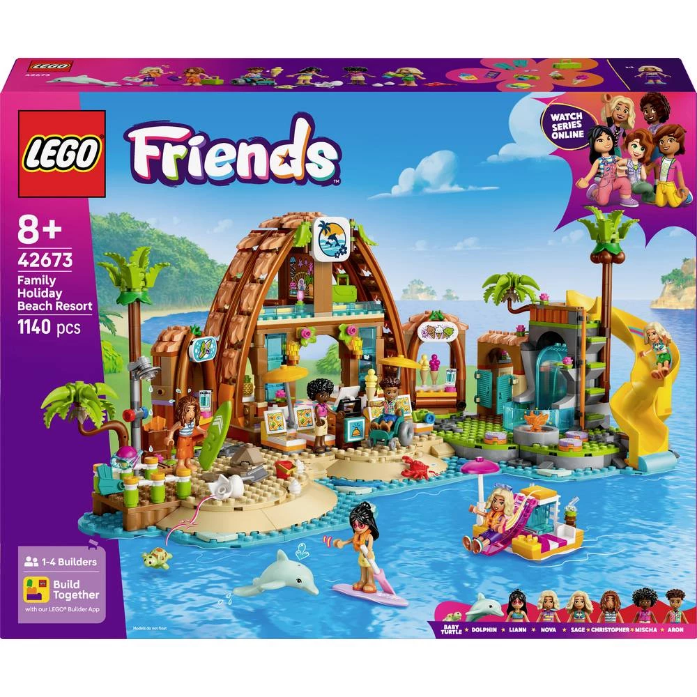 42673 LEGO® FRIENDS Obiteljski odmor u odmaralištu na plaži slika