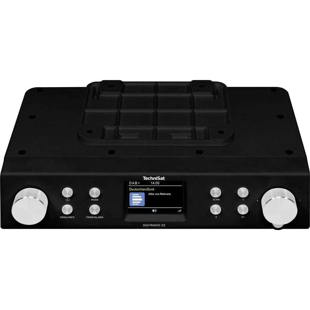 TechniSat DIGITRADIO 22 ugrađeni radio DAB+ (1012), UKW (1014) Bluetooth®, DAB+, UKW funkcija alarma crna slika