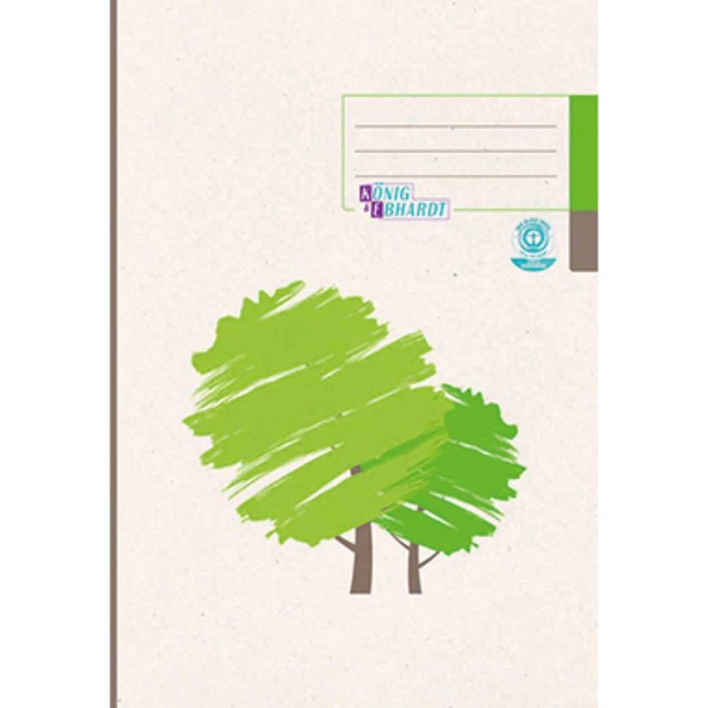 König & Ebhardt Bilježnica Kladde 861429201 Kockasta Bijela Broj listova: 96 DIN A4 slika