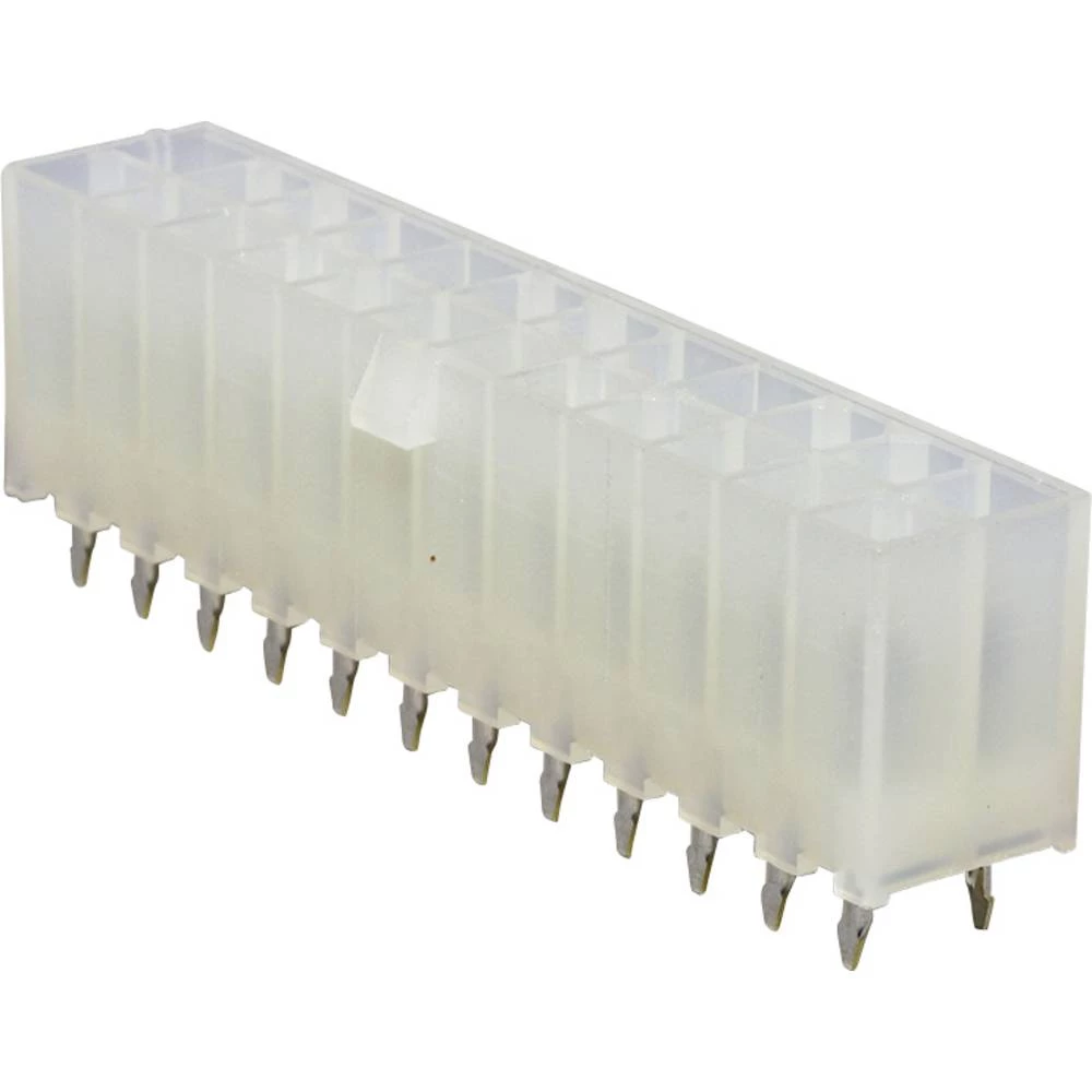 Molex ugradna standardna letva sa ženskim kontaktima Ukupan broj polova 24 Raster: 4.2 mm 39281243 1 St. Bag slika