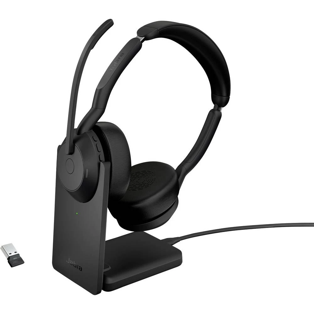 Jabra JABRA Evolve2 55 Link 380/390a UC Stereo On Ear Headset crna računalo slika