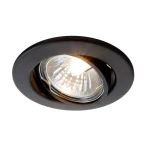 Deko Light Einbauring 89 GU5.3 686864 stropni ugradni prsten LED, halogena žarulja GU5.3, MR 16  50 W signalno crna
