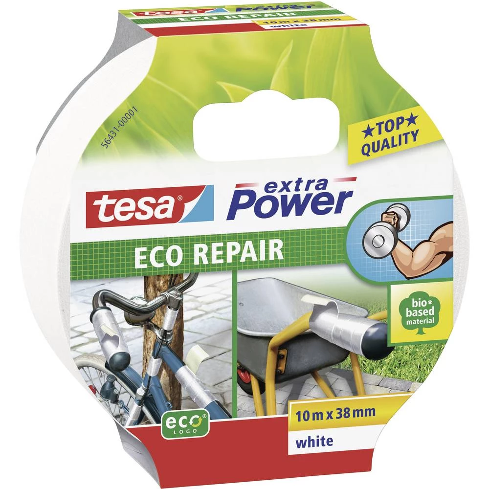 tesa ECO REPAIR 56431-00001-00 plastificirana ljepljiva traka tesa® extra Power bijela (D x Š) 10 m x 38 mm 1 St. slika