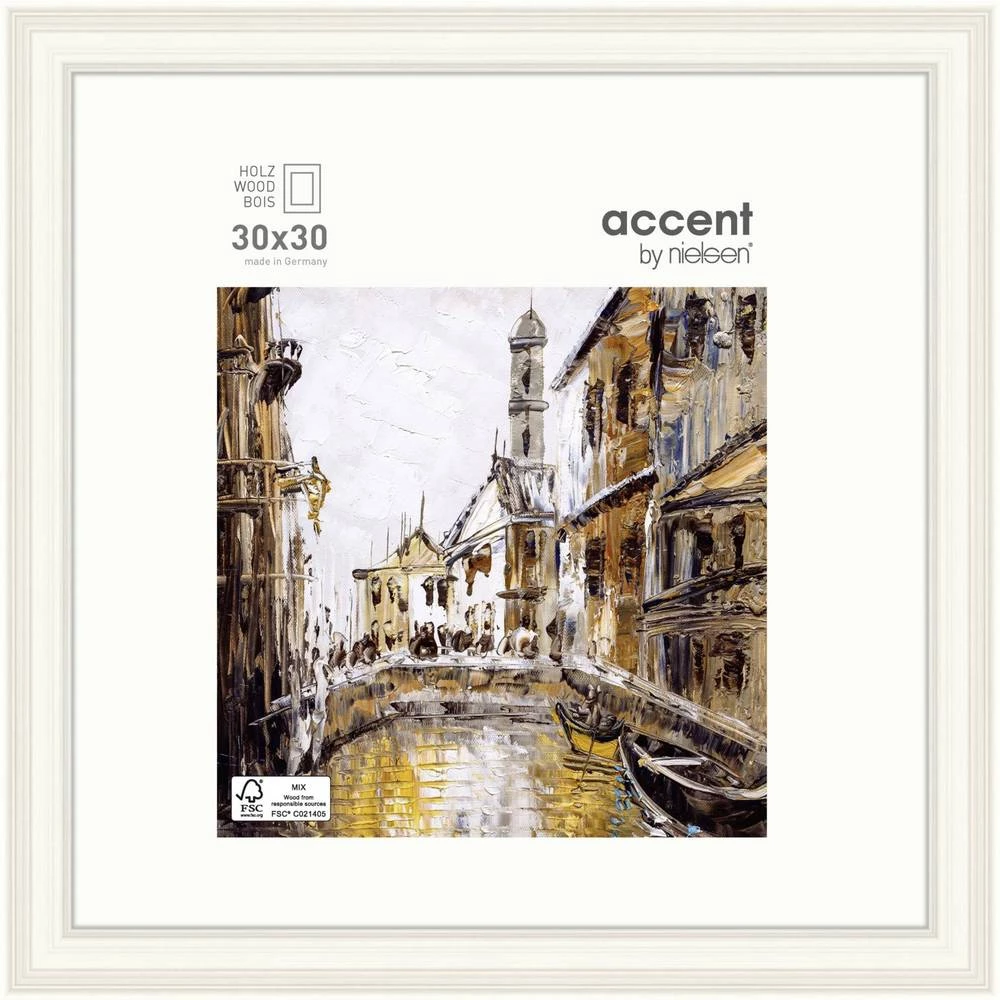 Nielsen Design 6033001 izmjenjivi okvir za slike Format papira: 30 x 30 cm bijela slika