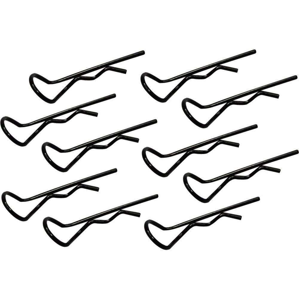 Reely 1:10 Nosači karoserije Crna dužina 27 mm 10 ST slika