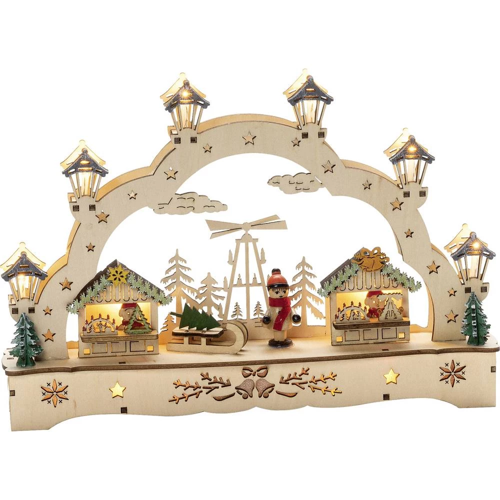 Konstsmide 3240-100 LED silueta kuća toplo bijela LED prirodna slika