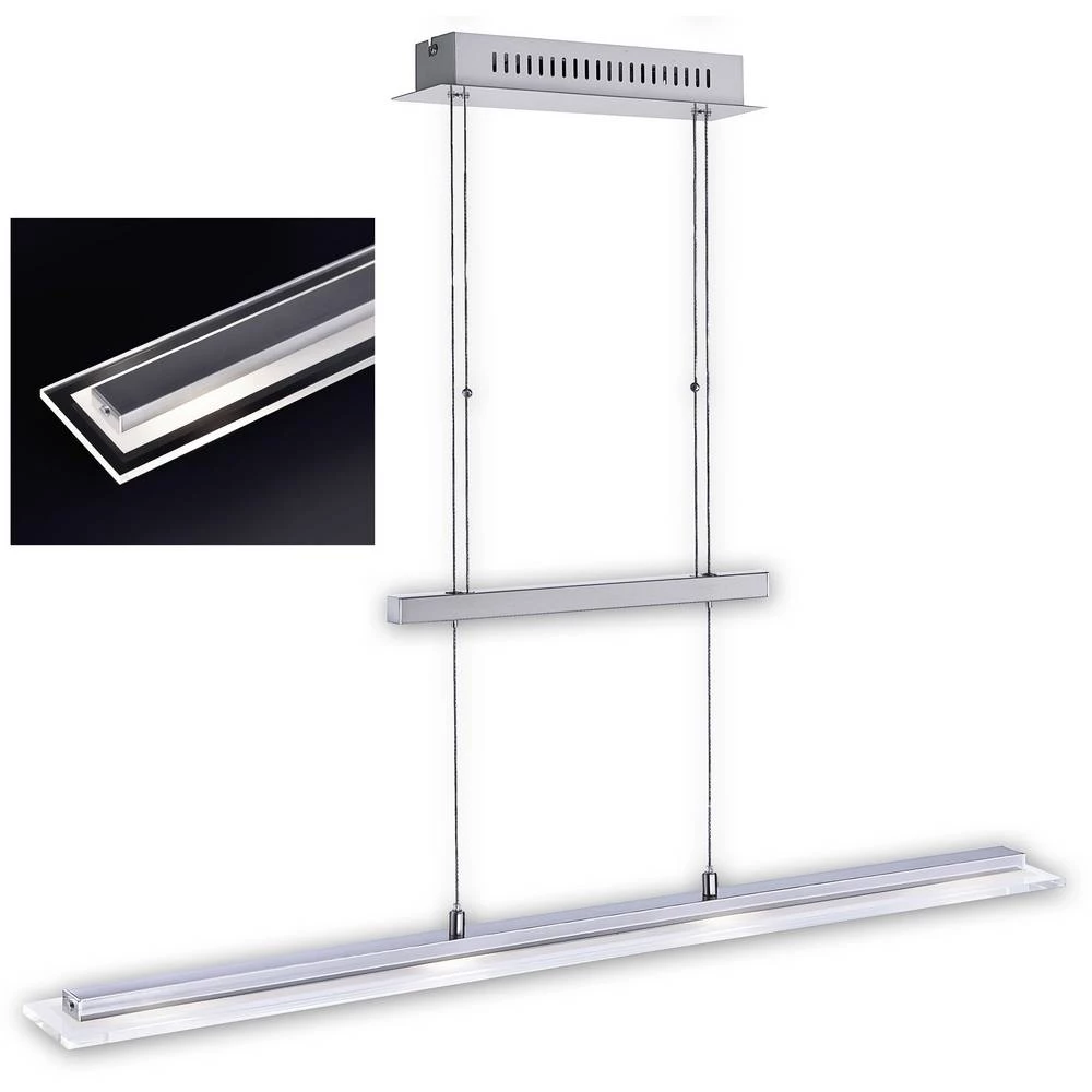 Fischer & Honsel 69394 LED viseća svjetiljka 20 W toplo bijela nikal (mat), k slika