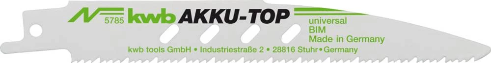 AKKU TOP list za ubodnu pilu, l - 150 mm, za drvo, metal i plastiku, fini rez, 2 kom slika