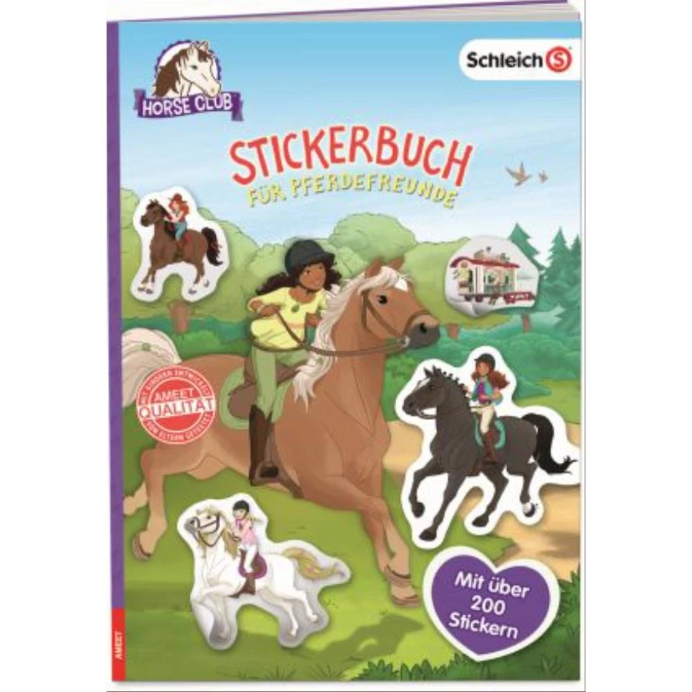 Vedes Konjički klub SCHLEICH - konj s naljepnicama 80155 slika