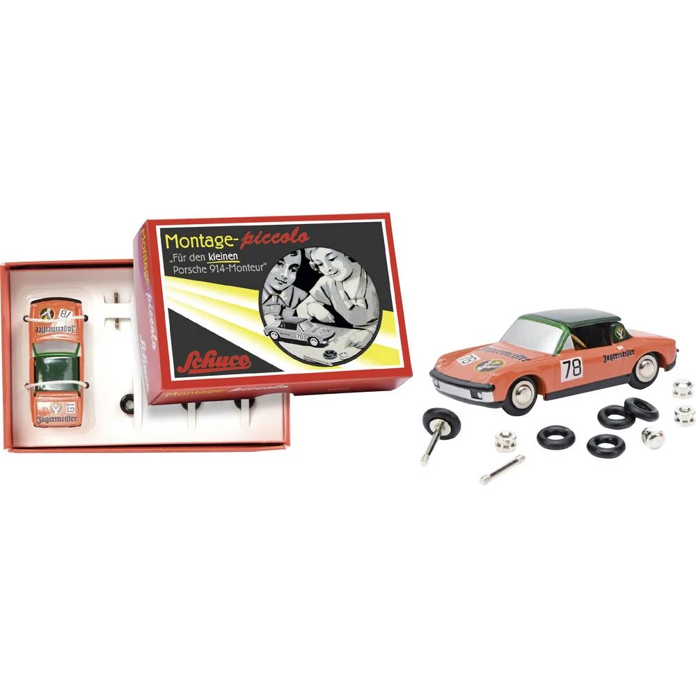 Schuco Piccolo Montagekasten Porsche 914, Jägermeister model automobila slika