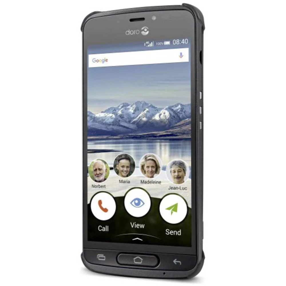 doro Protective Cover Stražnji poklopac za mobilni telefon Pogodno za: Doro 8040 Crna slika