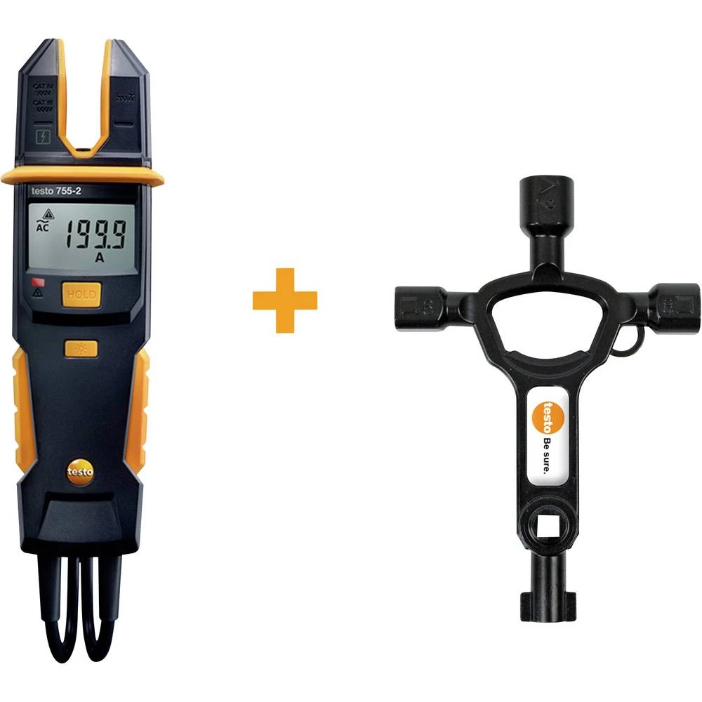 testo 755-2 ručni multimetar, strujne stezaljke digitalni CAT IV 600 V, CAT III 1000 V Zaslon (brojevi): 4000 slika