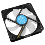 Cooltek Silent Fan 120 PWM ventilator za PC kućište crna, bijela (Š x V x D) 120 x 25 x 120 mm