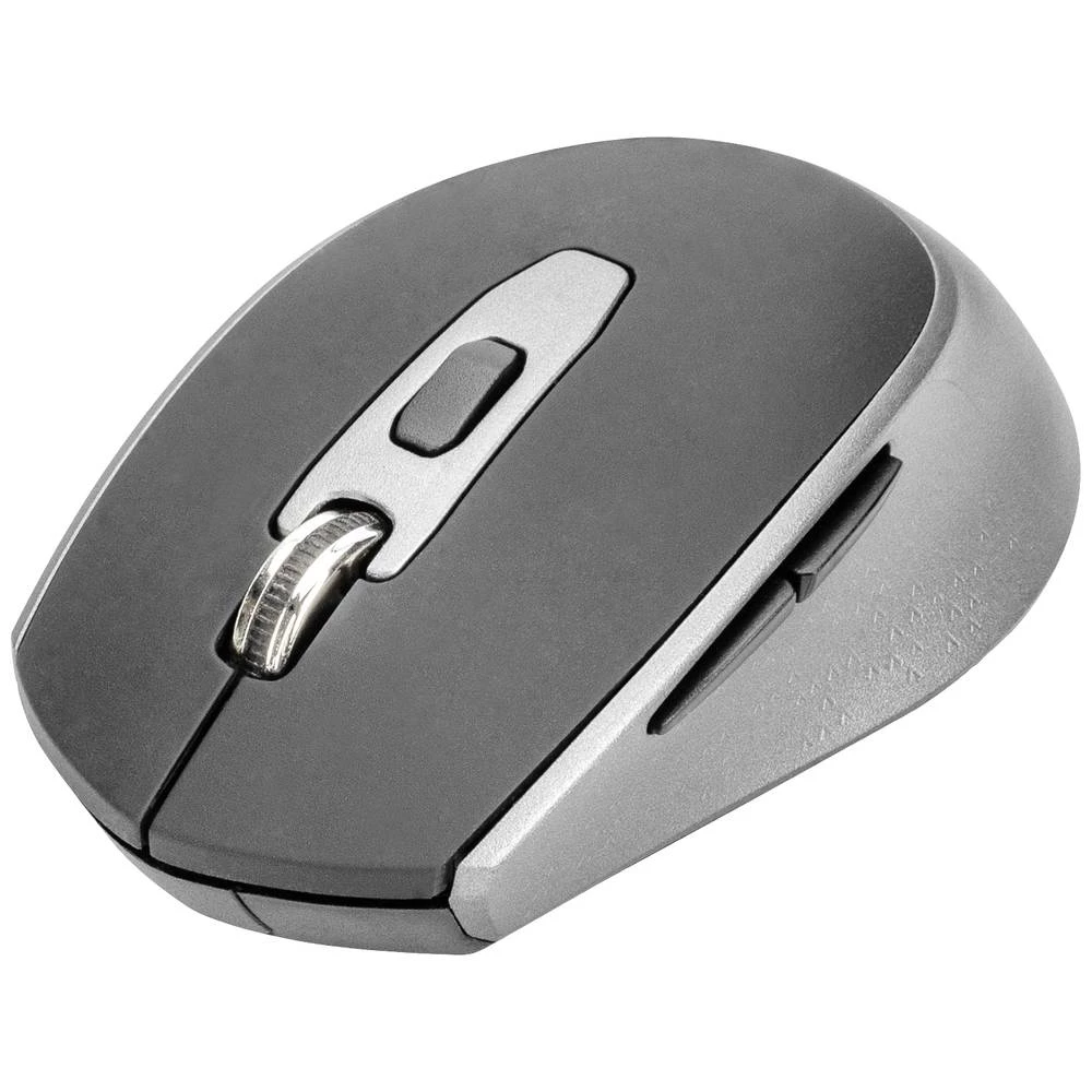 Digitus DA-20162 miš bežično optički crna, siva 6 Tipke 1600 dpi, 1200 dpi, 800 dpi slika