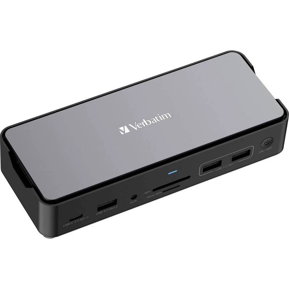 Verbatim USB-C® priključna stanica CDS-15SSD Pogodno za marku: Universal uklj. integrirani SSD, M.2 SSD utor, USB-C® Pow slika