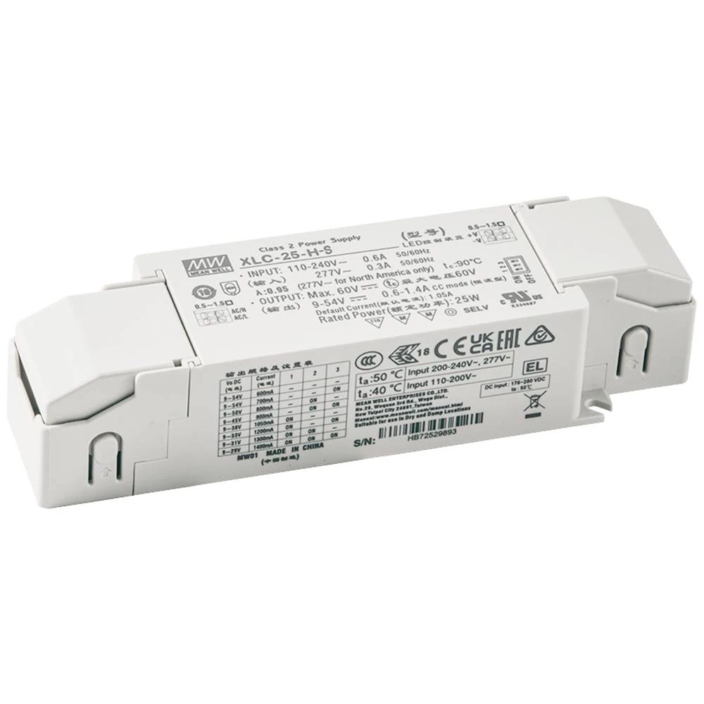 Mean Well XLC-25-12-S LED pogonski sklop   25.2 W    1 St. slika