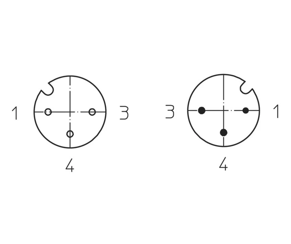 Priključni kabel za senzor/aktivator M12 Ravni muški konektor, Ženski konektor, kutni 2 m Broj polova: 3 Lutronic 1149 1210 1206 slika