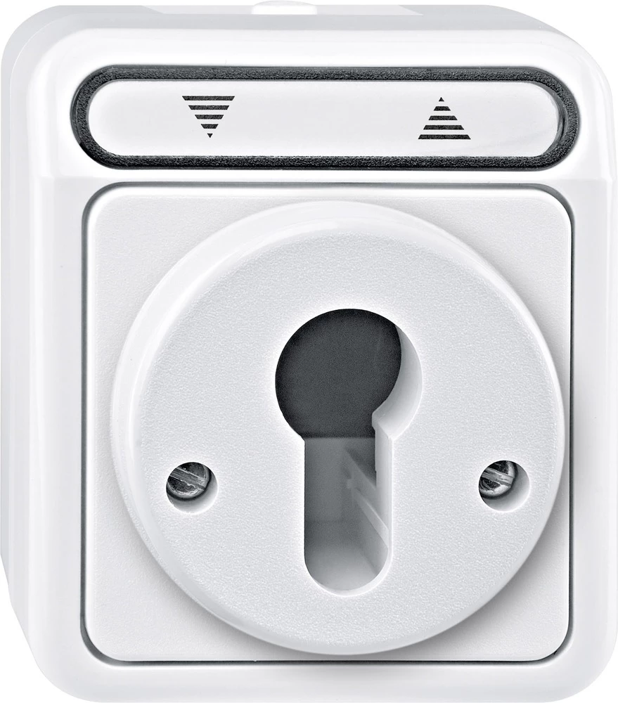 Merten 1 komad Potpuni Tipkalo za rolete Polarno bijela 4075008 slika