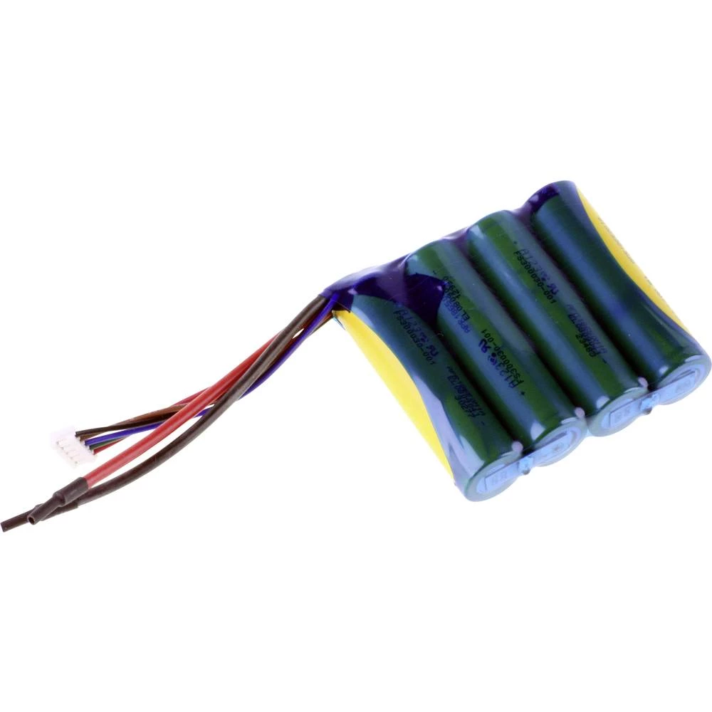 Aku-pack 4x 18650 Kabel, Utikač LiFePO 5 XCell Reihe F1x4 13.2 V 1100 mAh slika