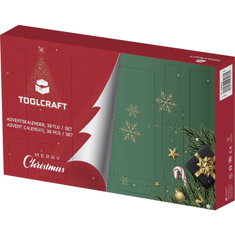 TOOLCRAFT 39-parts alat adventski kalendar slika