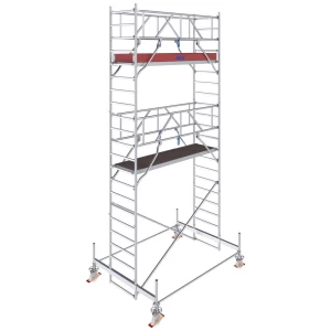 Krause 774033 FahrGerüst aluminij na roli mobilna Radna visina (maks.): 6.50 m srebrna 178.5 kg slika