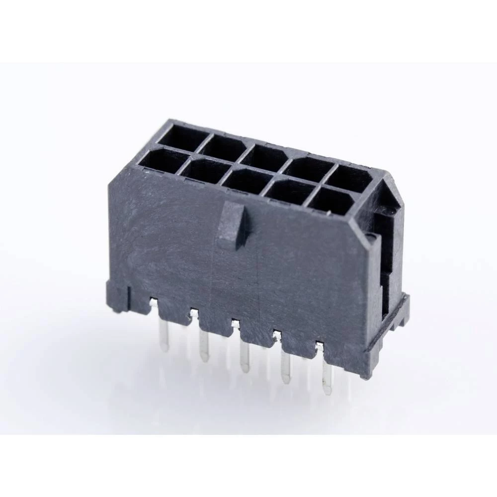 Molex ugradna standardna letva s muškim kontaktima Ukupan broj polova 10 Raster: 3.00 mm 430451027 1 St. Tray slika