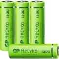 GP Batteries ReCyko+ HR06 mignon (AA) akumulator NiMH 1300 mAh 1.2 V 4 St. slika