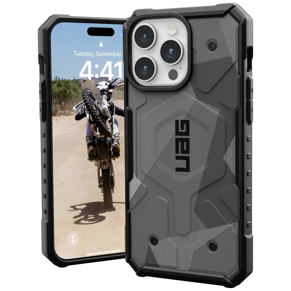 Urban Armor Gear Pathfinder SE MagSafe stražnji poklopac za mobilni telefon Apple iPhone 15 Pro Max maskirno siva slika